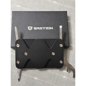 Bastion Gear EDC Multi-Tool Wallet NIB Tactical  Gift Mens Aluminum Machined